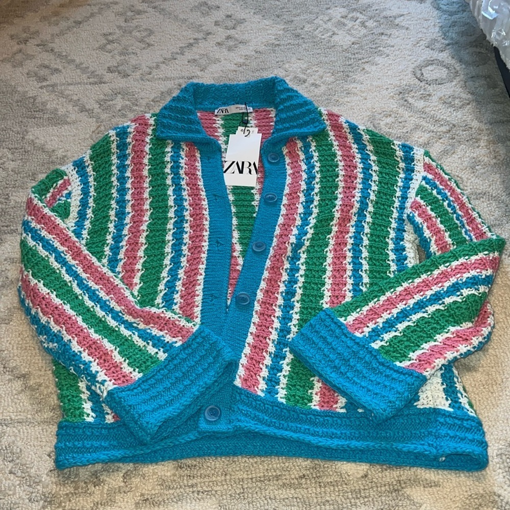 Zara crochet cardigan